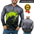 Camisa de Pesca Proteção Solar Uv50