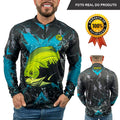 Camisa de Pesca Proteção Solar Uv50