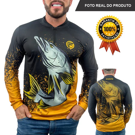 Camisa de Pesca Proteção Solar Uv50